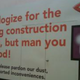 Illustration for article titled Construction Sign Explains Workers' Whistling and Cat-Calling: It's 'Cause You Look Gooooood
